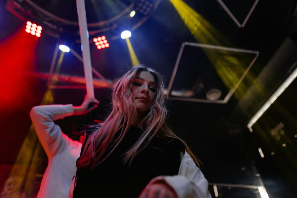 Woman at a club.