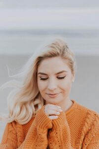 A woman overcoming denial about addiction.