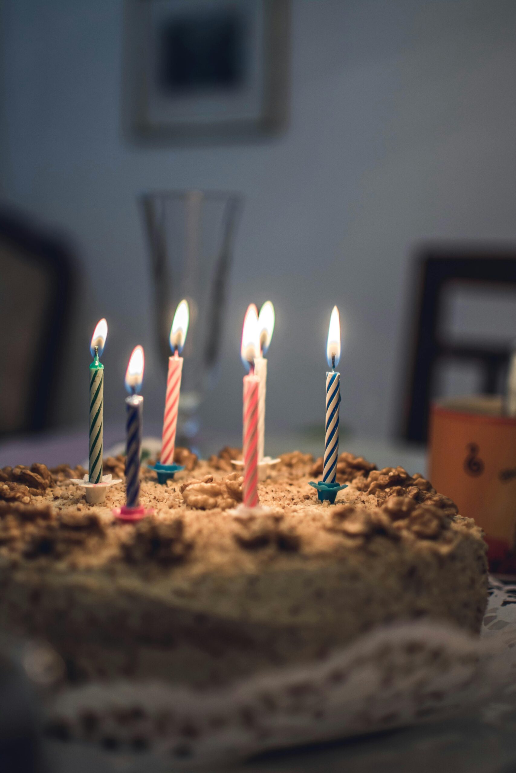 A sober birthday party cake.