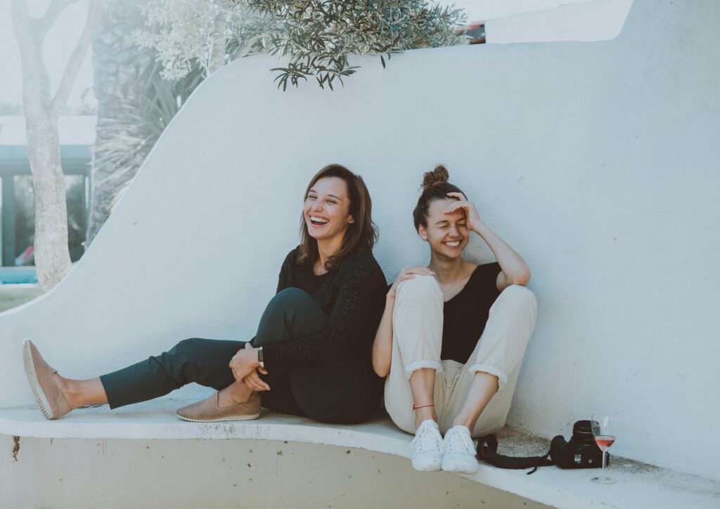 A woman with a high-functioning addiction, and her friend.