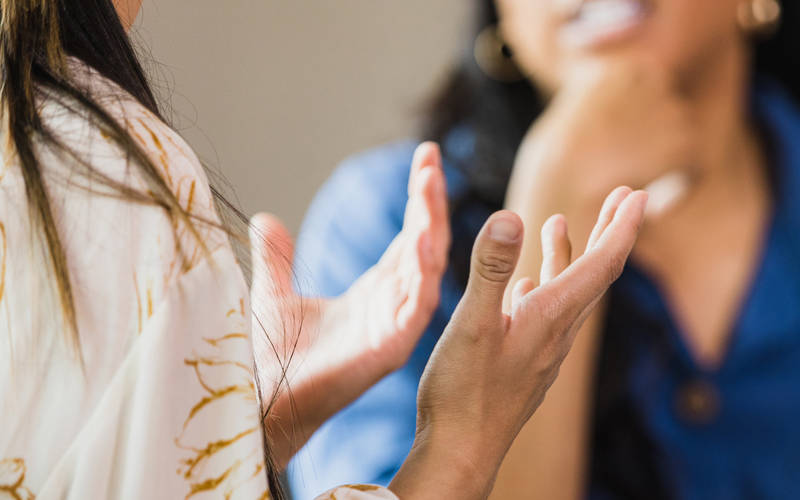 A woman in an outpatient program for mood disorder treatment at Luna Recovery for Women in North Andover, MA.